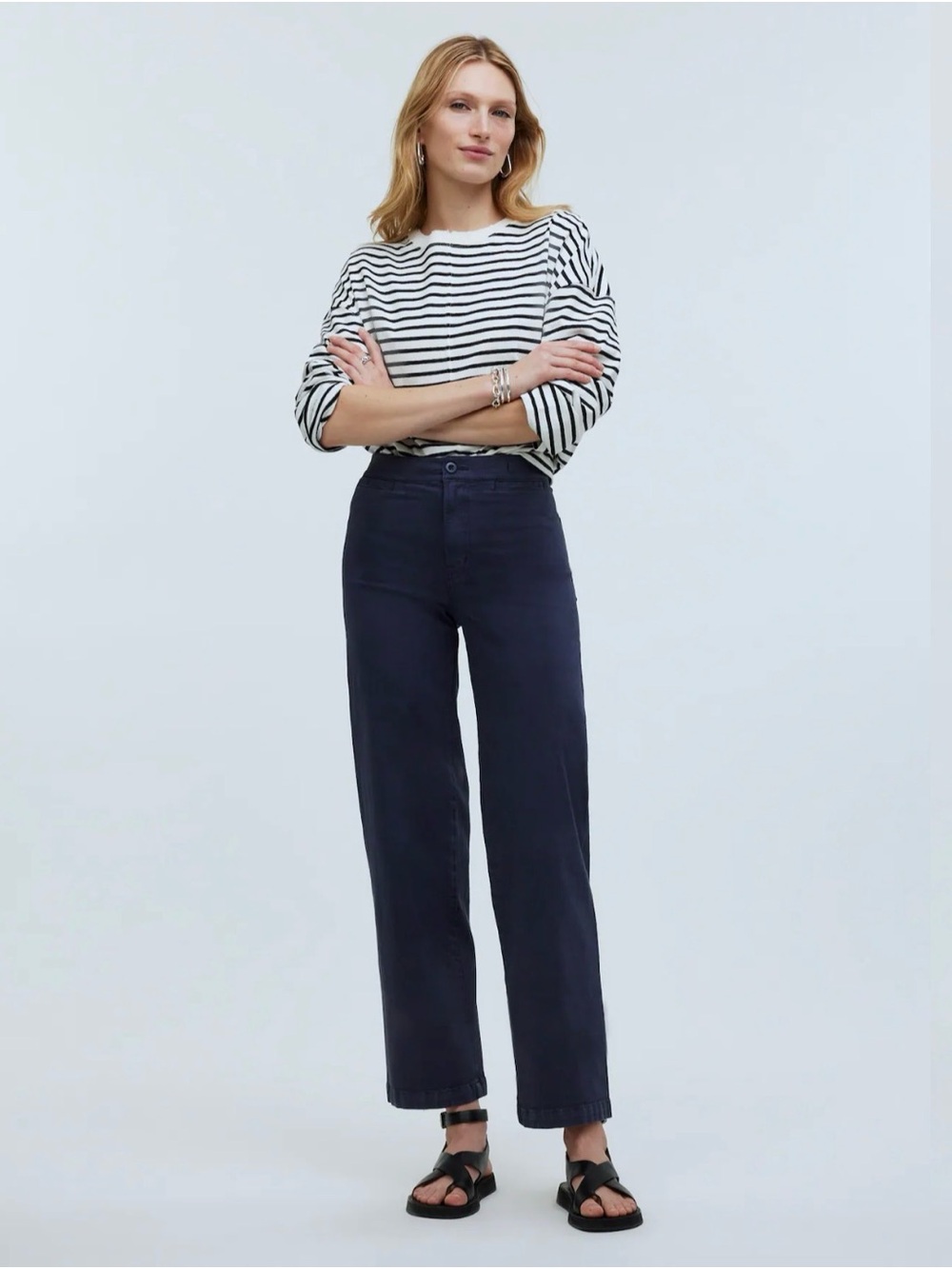 Madewell Emmett Wide Leg - Navy